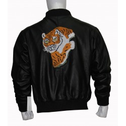 Rocky II Sylvester Stallone Tiger Leather Jacket